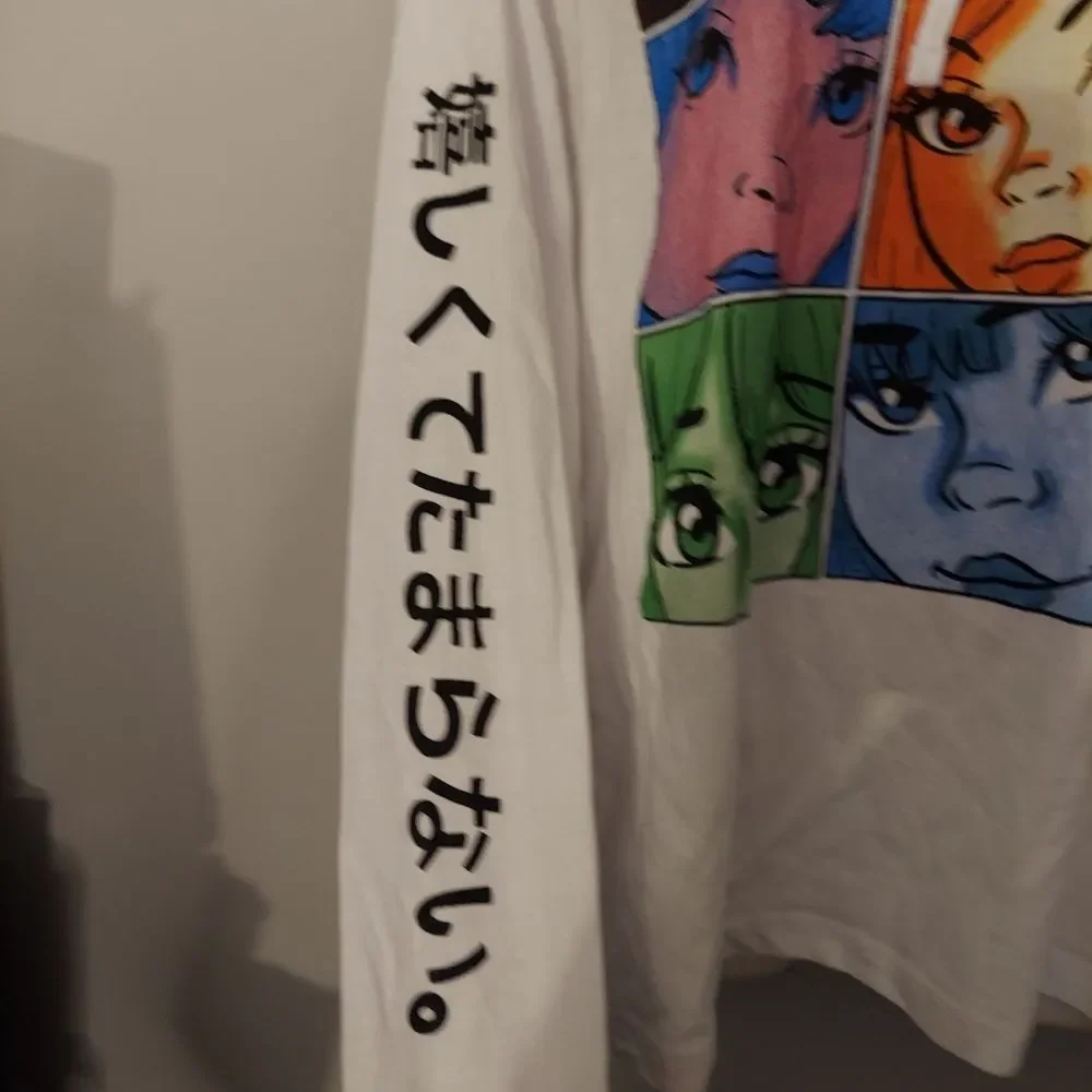 Anime Cartoon Hoodie Long Sleeve Tee NWT - Picture 5 of 6